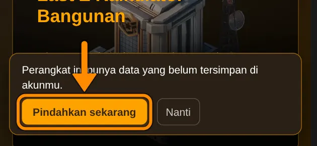 Selama ada isian seperti itu, pemberitahuan ini muncul di bawah. Pindahkan sekarang membawamu langsung ke tempat yang tepat.