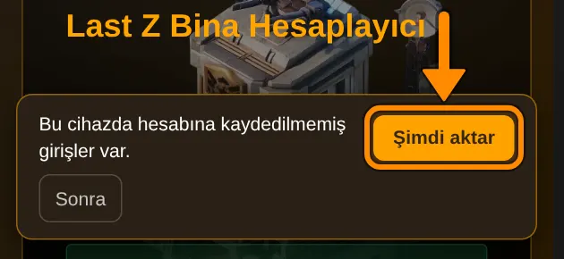 Böyle girişler olduğu sürece altta bu uyarı görünür. Şimdi aktar seni doğrudan doğru yere götürür.